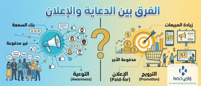 ماهو الفرق بين الدعاية والإعلان