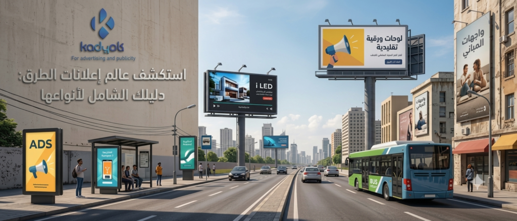 أنواع إعلانات الطرق في مصر